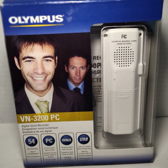 Olympus VN-3200PC Digital Voice Recorder with USB cord NEW OPEN BOX